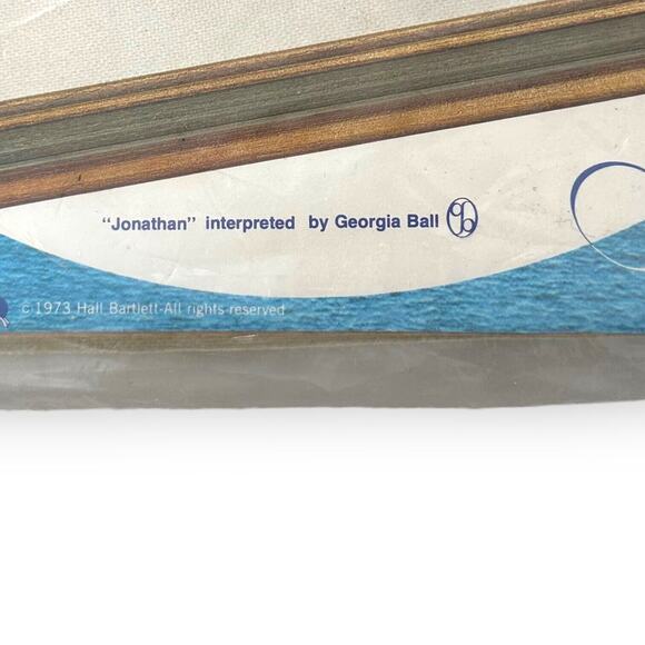 Paragon Needlecraft Jonathan Livingston Seagull Needlepoint Kit Vtg 1973 0885 - Picture 7 of 11